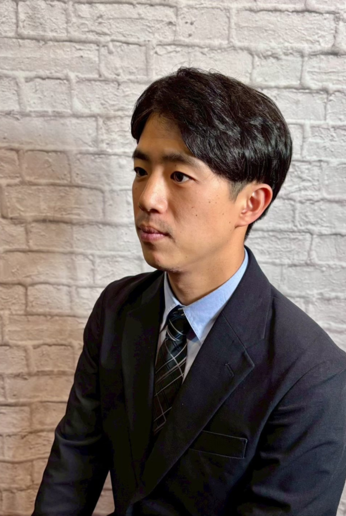 メンズビジネスショートスタイル 側面